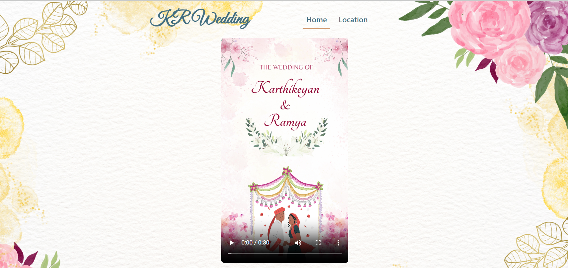 wedding invite